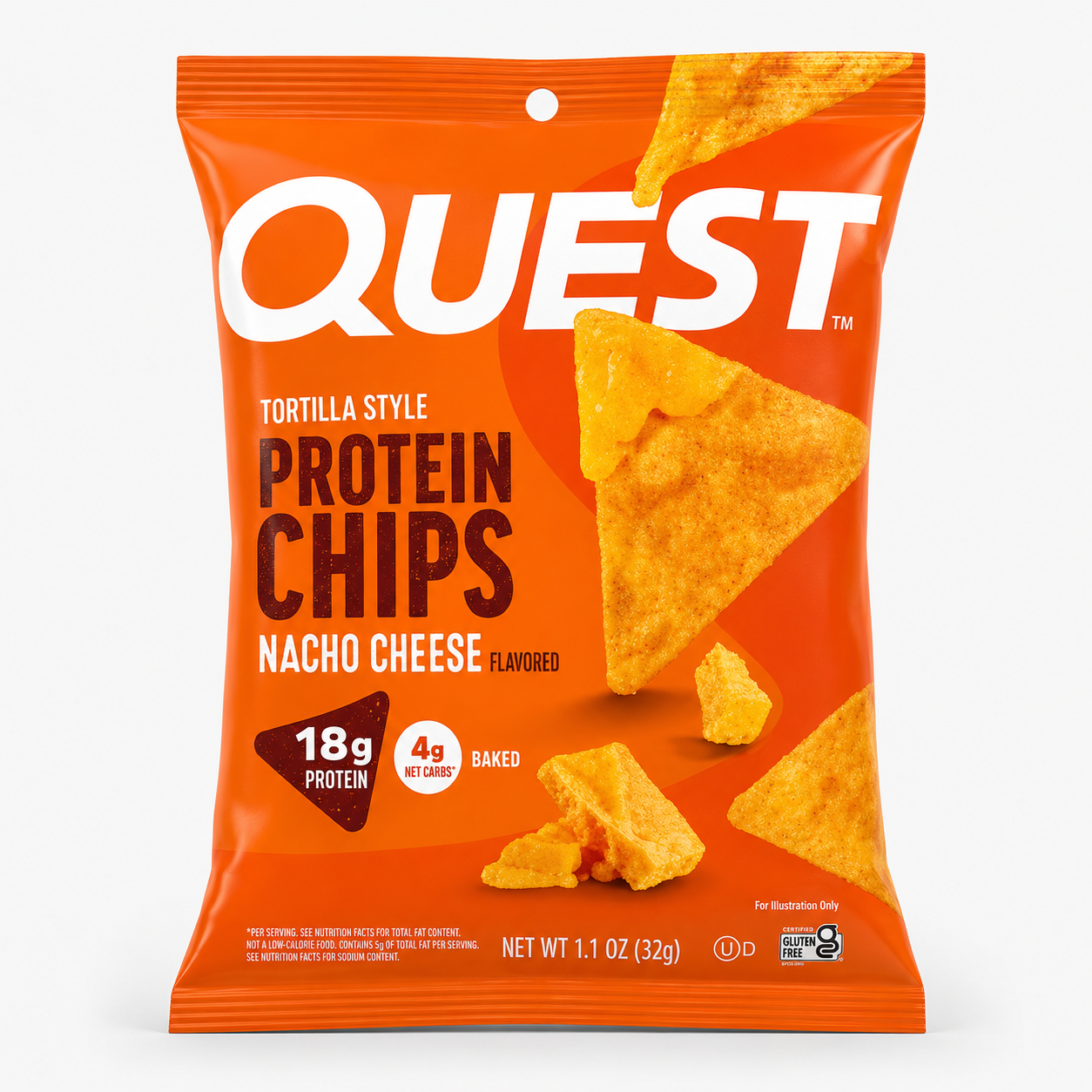 Quest Tortilla Style Protein Chips Nacho Cheese